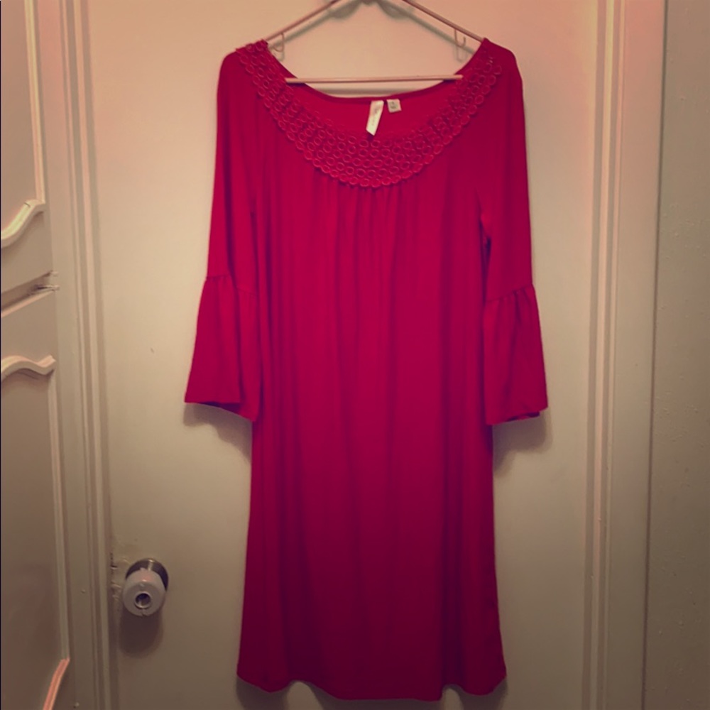 Red dress